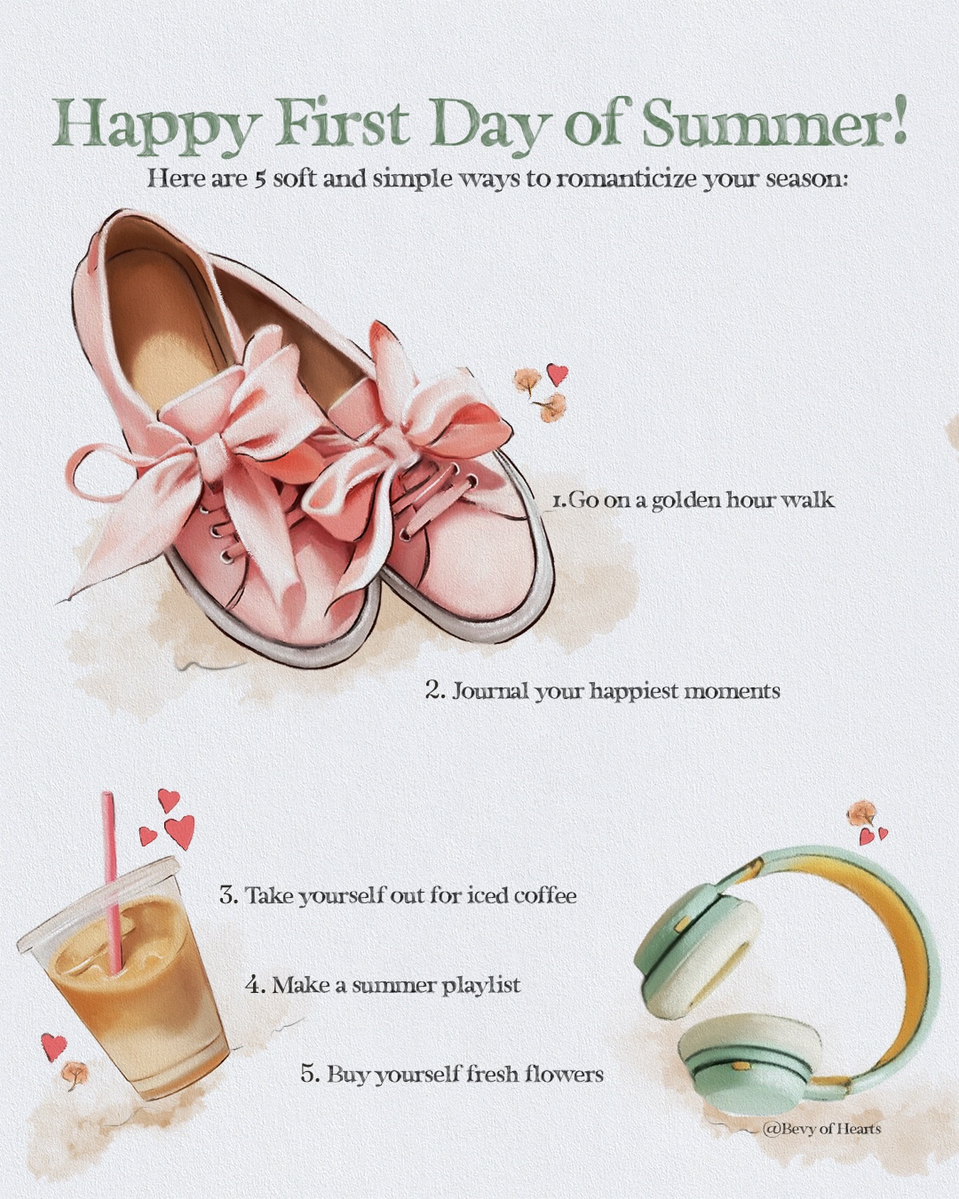 Because summers are made for easy days, iced drinks, and main character moments 👗🌻☀️

#FirstDayOfSummer #RomanticizeYourLife #SoftLifeSummer #SummerMood #WarmWeatherThings #DailyInspo #CuteList #IllustrationStyle
#WomenWhoIllustrate #BlackIllustrators #IllustrationDaily #DigitalIllustration #FlatLayIllustration #BlackGirlMagic #IllustratorsOfInstagram #Procreate #WhimsicalAesthetic #BevyOfHearts